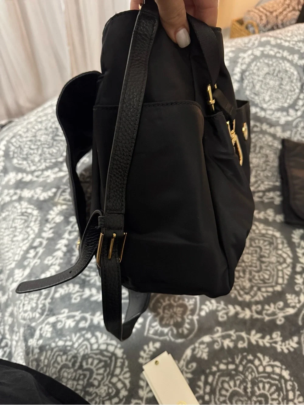 Tory Burch Black Nylon Shoulder Bag